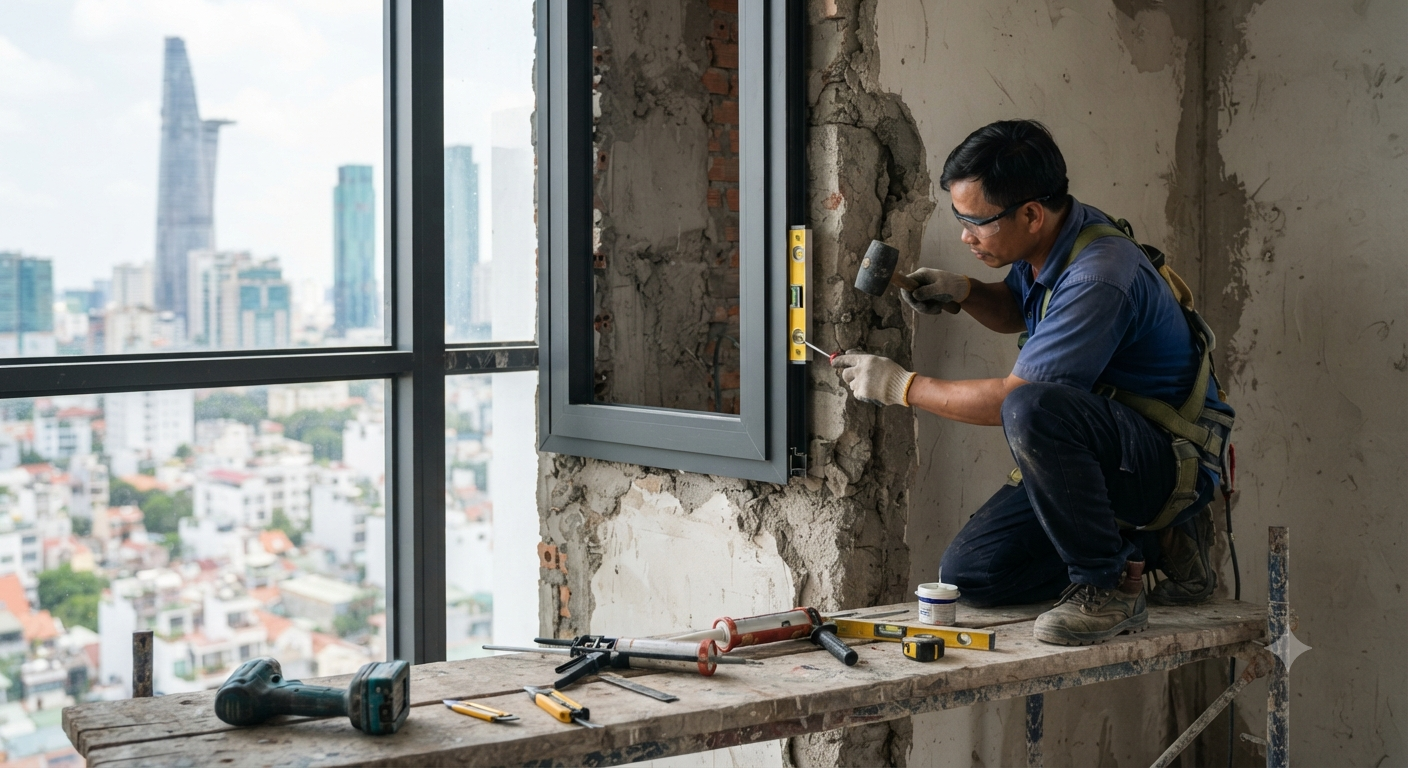 Xử lý các góc khuất và bề mặt tường không phẳng
